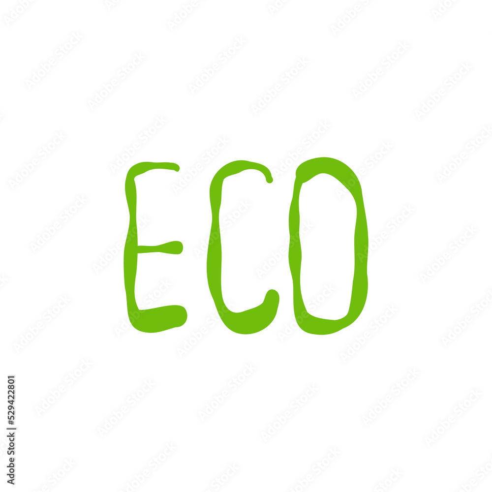 Eco organic labels. Bio ecology vegan badges hand drawn set. Vector healthy food icons set Eco organic labels. Bio ecology vegan badges hand drawn set. Vector healthy food icons set