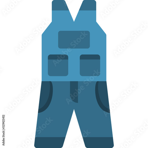Coverall Clothes Icon