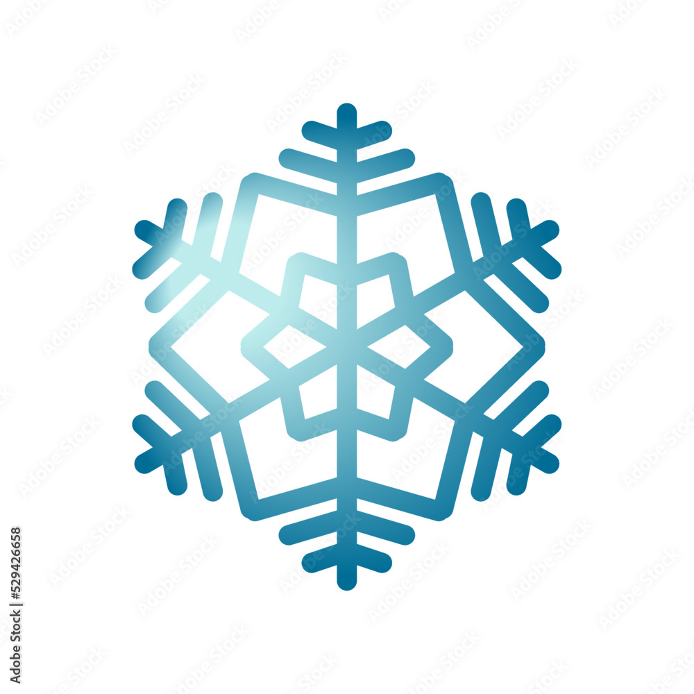 snowflake isolated on white snowflake isolated on white
