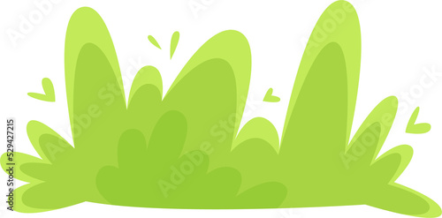 Cartoon grass nature icon