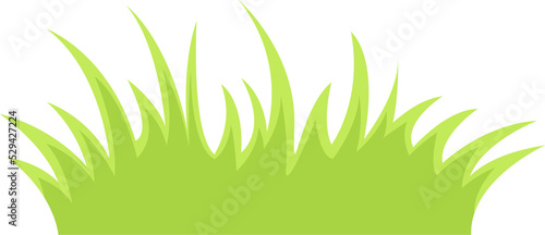 Cartoon grass nature icon