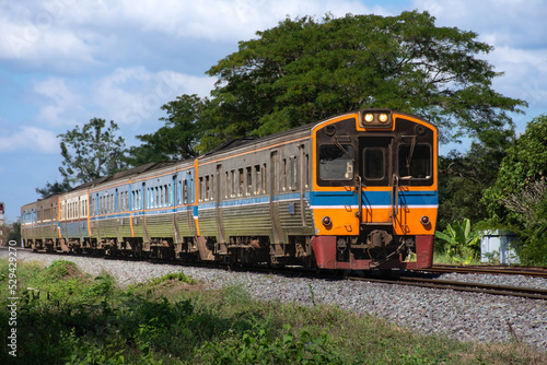Wallpaper Mural Diesel railcar on the railway Torontodigital.ca