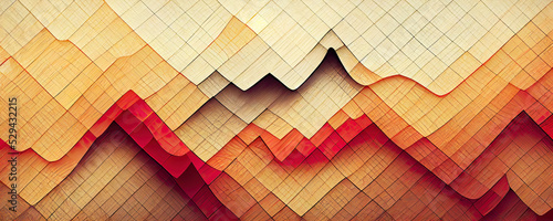 Photographie Abstract statistics chart wallpaper background illustration