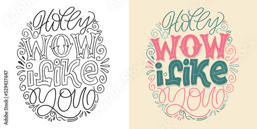 Hand drawn funny lettering quote. Inspiration slogan for print and poster design. Cool for t shirt and mug printing.