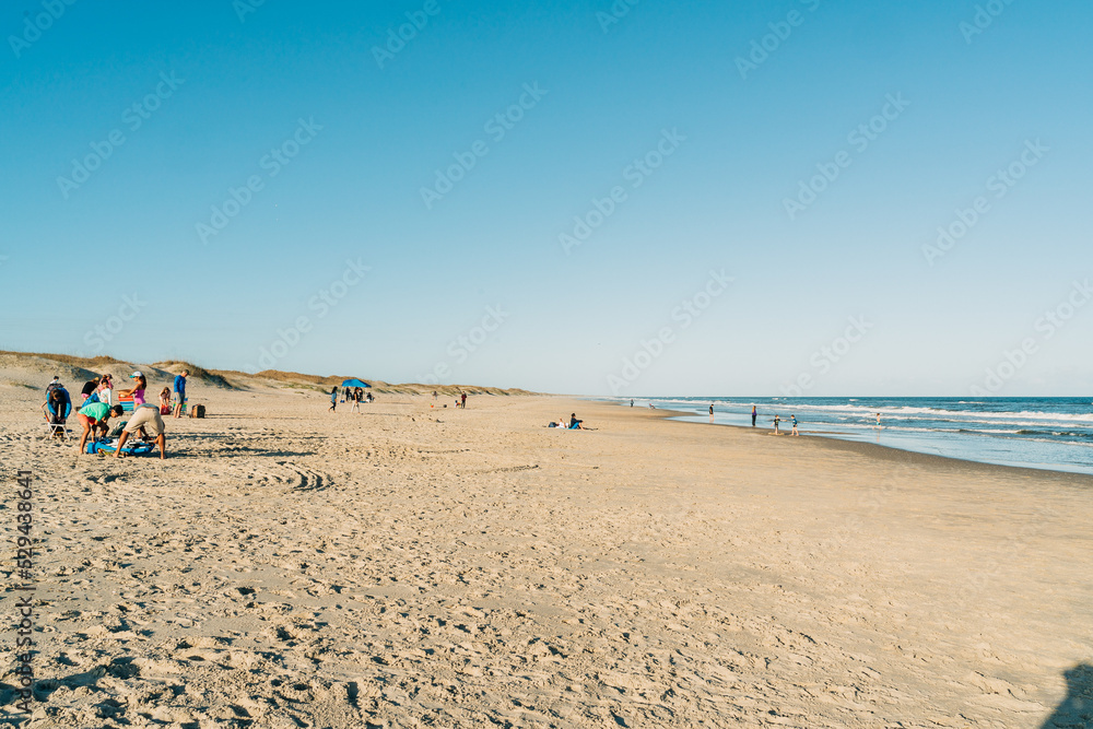 beach in the morning