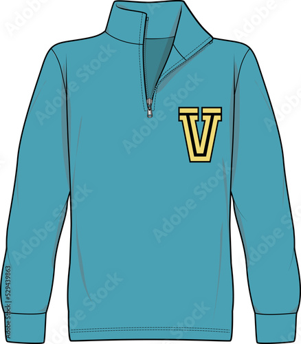 TURTLE NECK JACKET AND SWEATER FOR MEN AND BOYS VECTORS