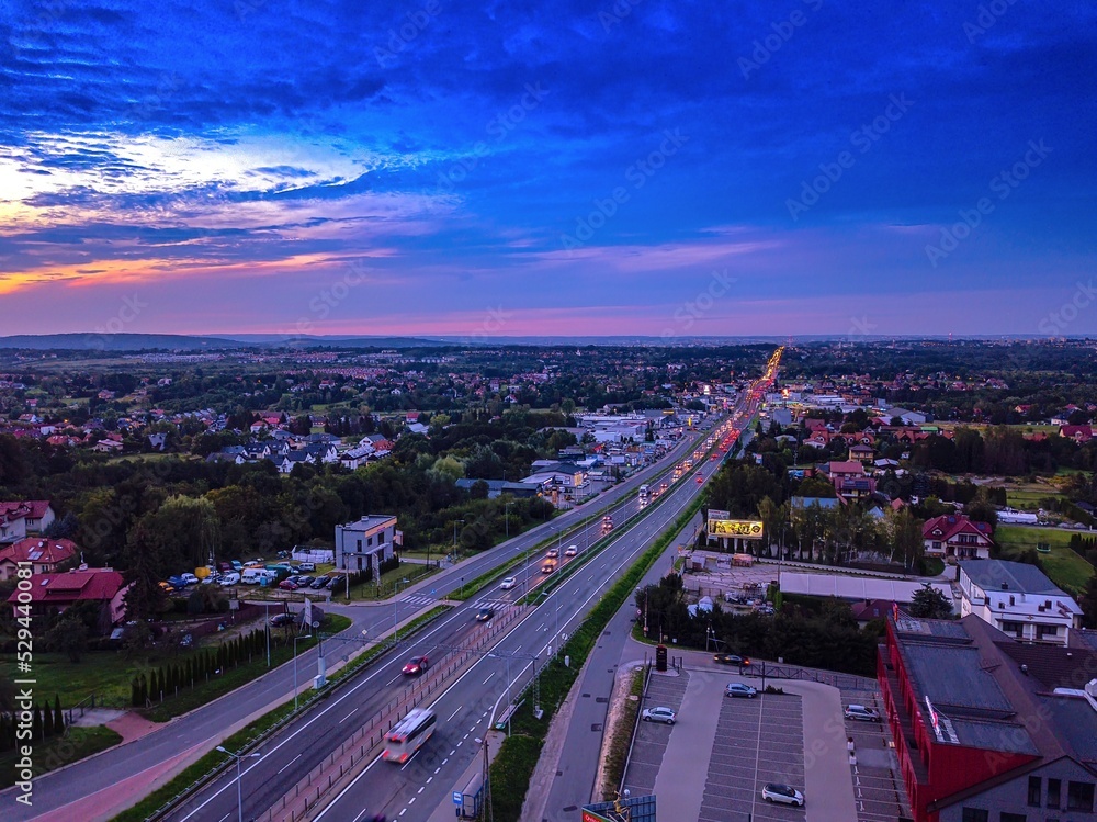 Fototapeta premium Zakopianka noc