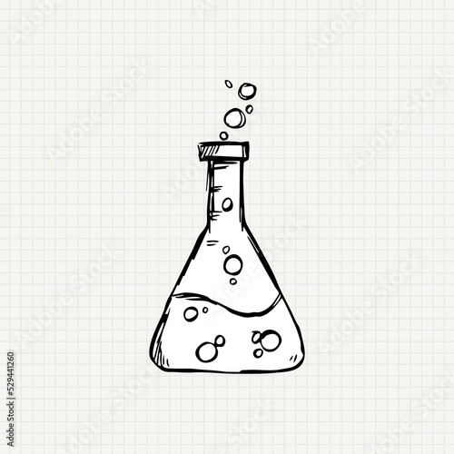 Chemical test tubes icons illustration vector ,laboratory equipment icon ,Laboratory glass 