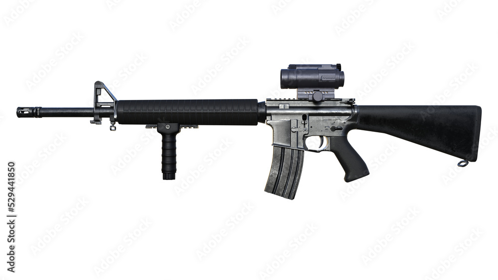 ライフル銃 アサルトライフル ライフル 銃 武器 CG イラストドットサイト 照準器 グリップ 3D CG Rendering Images 透過PNG ライフル銃 アサルトライフル ライフル 銃 武器 CG イラストドットサイト 照準器 グリップ 3D CG Rendering Images 透過PNG