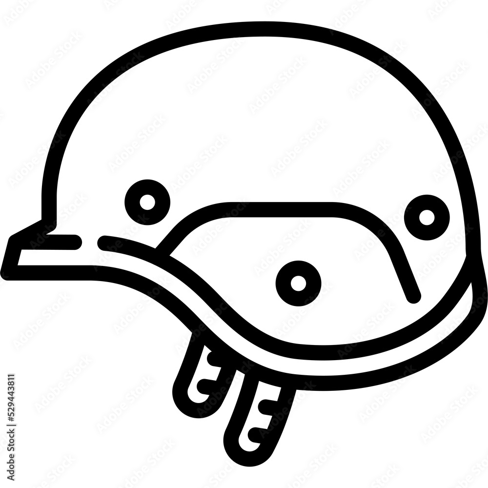 Military helmet icon. Outline design. For presentation. Military helmet icon. Outline design. For presentation.
