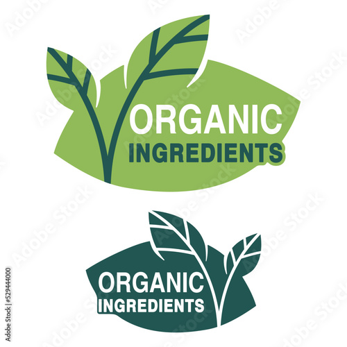 Organic Ingredients creative badge