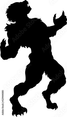 Werewolf Wolfman Silhouette