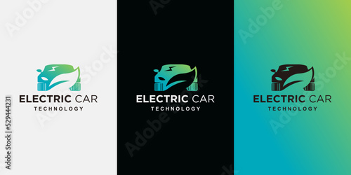 modern technology car logo design, sophisticated, car technology logo, eco-friendly car