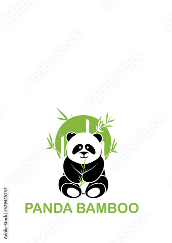 panda and leaf (ID: 529445257)
