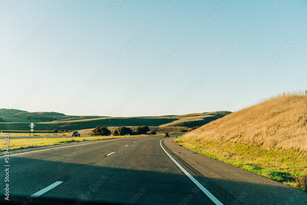 Fototapeta premium driving on the highway