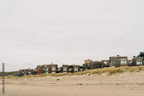 houses on the beach in brittany