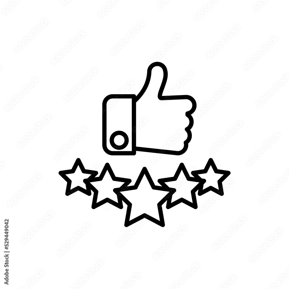 customer product rating line icon. Simple element illustration. customer product rating concept outline symbol design. customer product rating line icon. Simple element illustration. customer product rating concept outline symbol design.