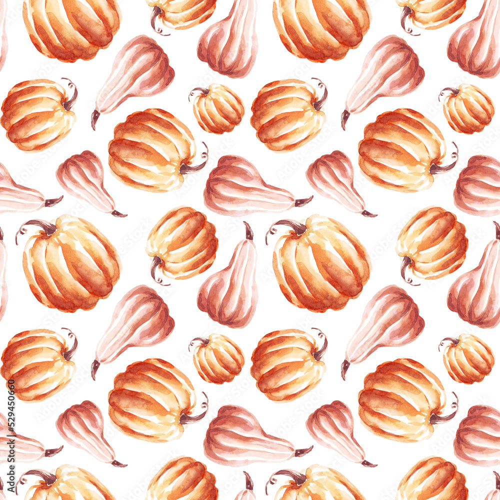 Pumpkins seamless pattern Pumpkins seamless pattern