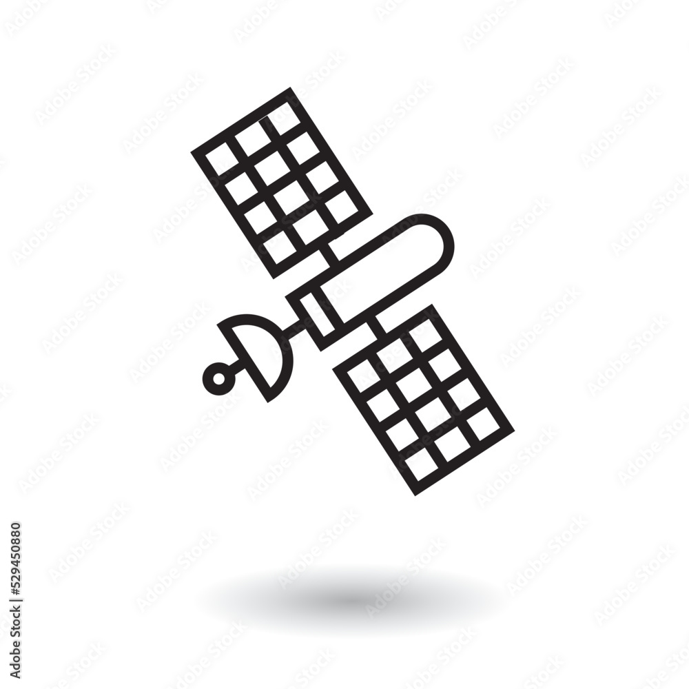 Satellite icon. icon isolated on white background.
Satellite icon. icon isolated on white background.
