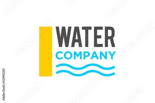 Water filtration aqua logo design plumbing industry water energy construction icon symbol