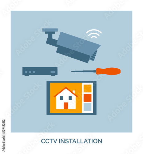 Professional CCTV security system installation