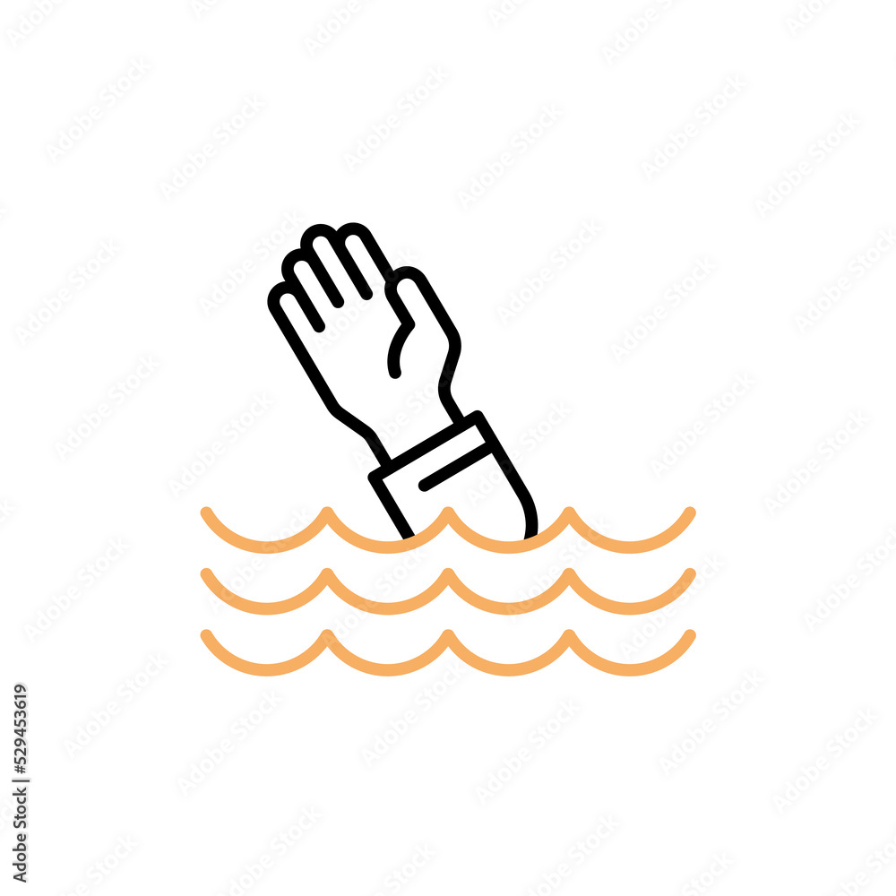 help line icon. Simple element illustration. help concept outline symbol design. help line icon. Simple element illustration. help concept outline symbol design.
