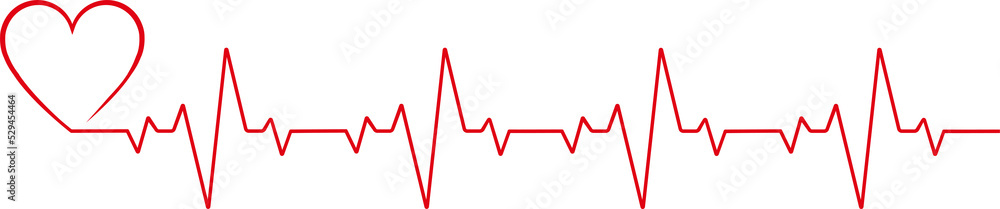 Heartbeat line icon 
