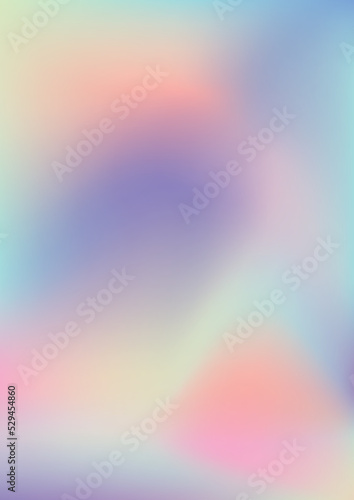  Abstract blurred holographic gradient background. Vector eps 10.