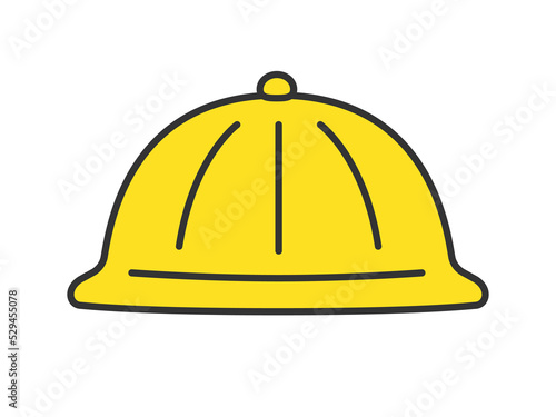 幼稚園の黄色の帽子のイラスト