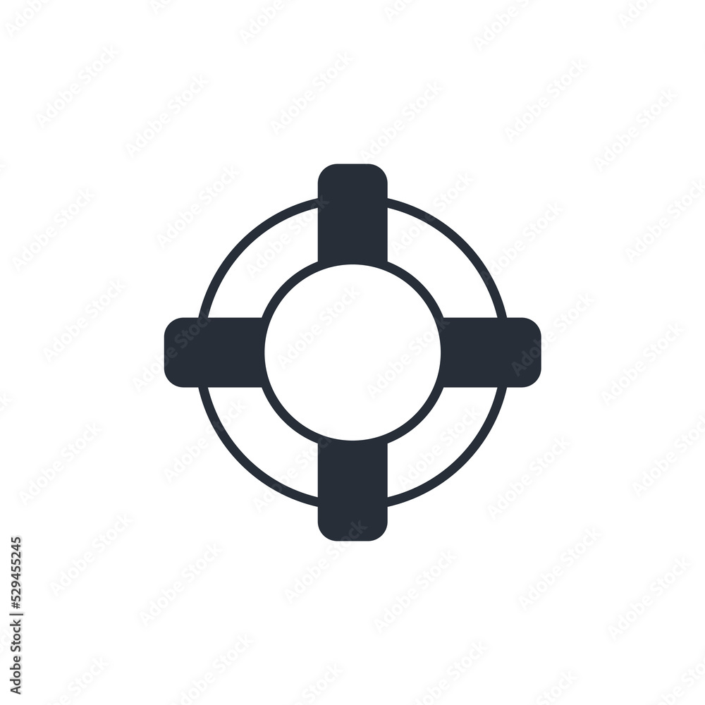 lifebuoy line icon. Simple element illustration. Fast lifebuoy concept outline symbol design. lifebuoy line icon. Simple element illustration. Fast lifebuoy concept outline symbol design.