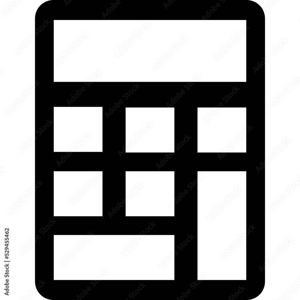 Calculator Vector Icon Calculator Vector Icon