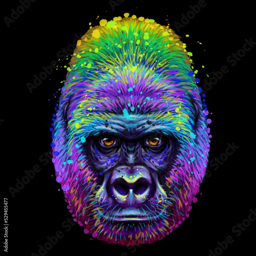 Canvastavla Gorilla