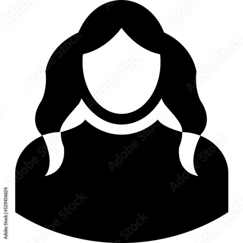 School Girl Vector Icon 