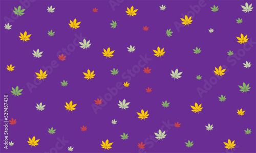 cannabis weed marijuana ganja kush leaf background pattern design