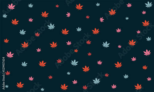 cannabis weed marijuana ganja kush leaf background pattern design