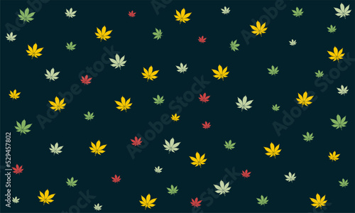 cannabis weed marijuana ganja kush leaf background pattern design