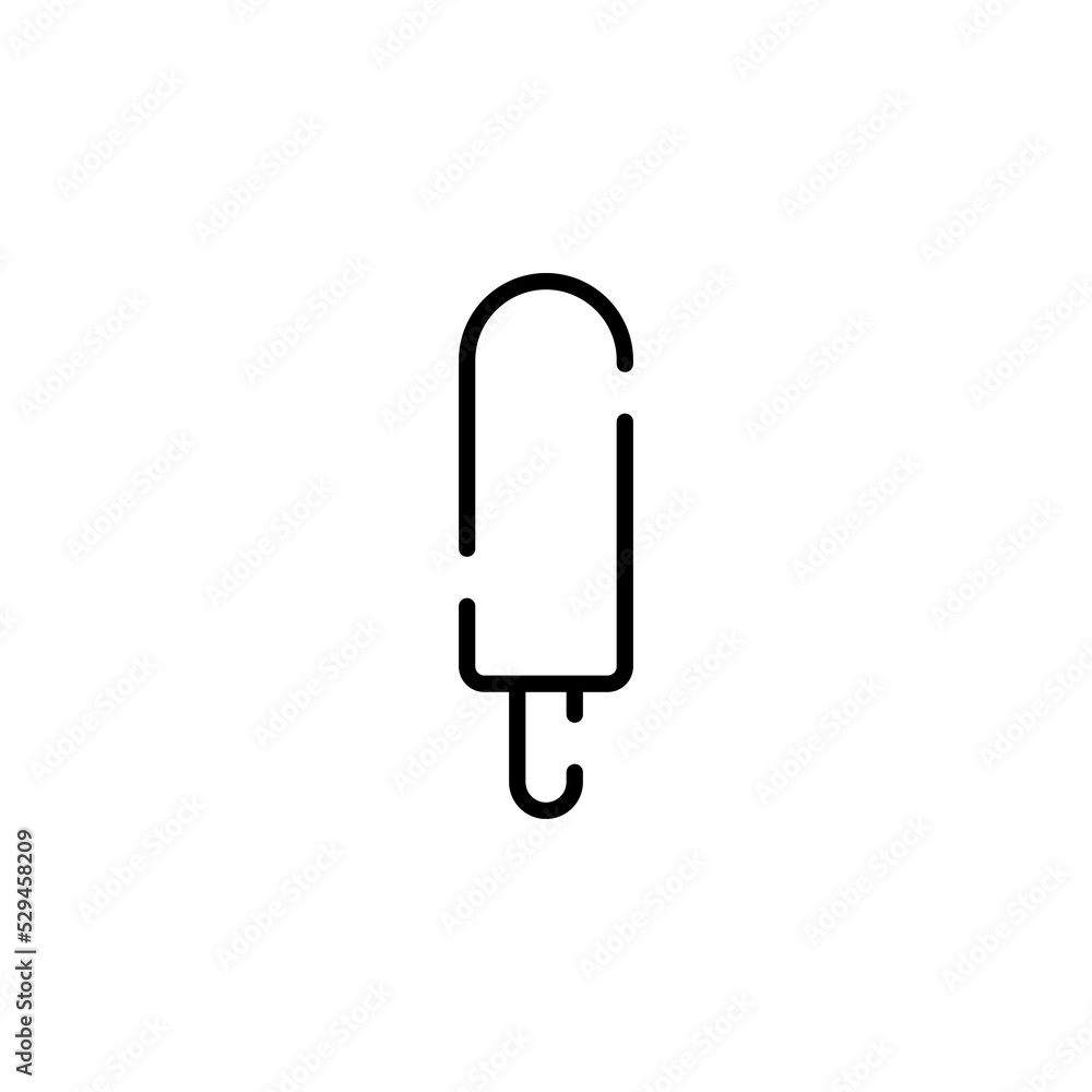 Ice Cream, Dessert, Sweet Dotted Line Icon Vector Illustration Logo Template. Suitable For Many Purposes. Ice Cream, Dessert, Sweet Dotted Line Icon Vector Illustration Logo Template. Suitable For Many Purposes.
