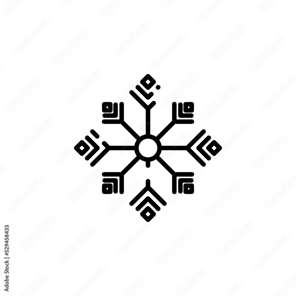 Winter, Snowfall, Snow, Snowflake Dotted Line Icon Vector Illustration Logo Template. Suitable For Many Purposes. Winter, Snowfall, Snow, Snowflake Dotted Line Icon Vector Illustration Logo Template. Suitable For Many Purposes.