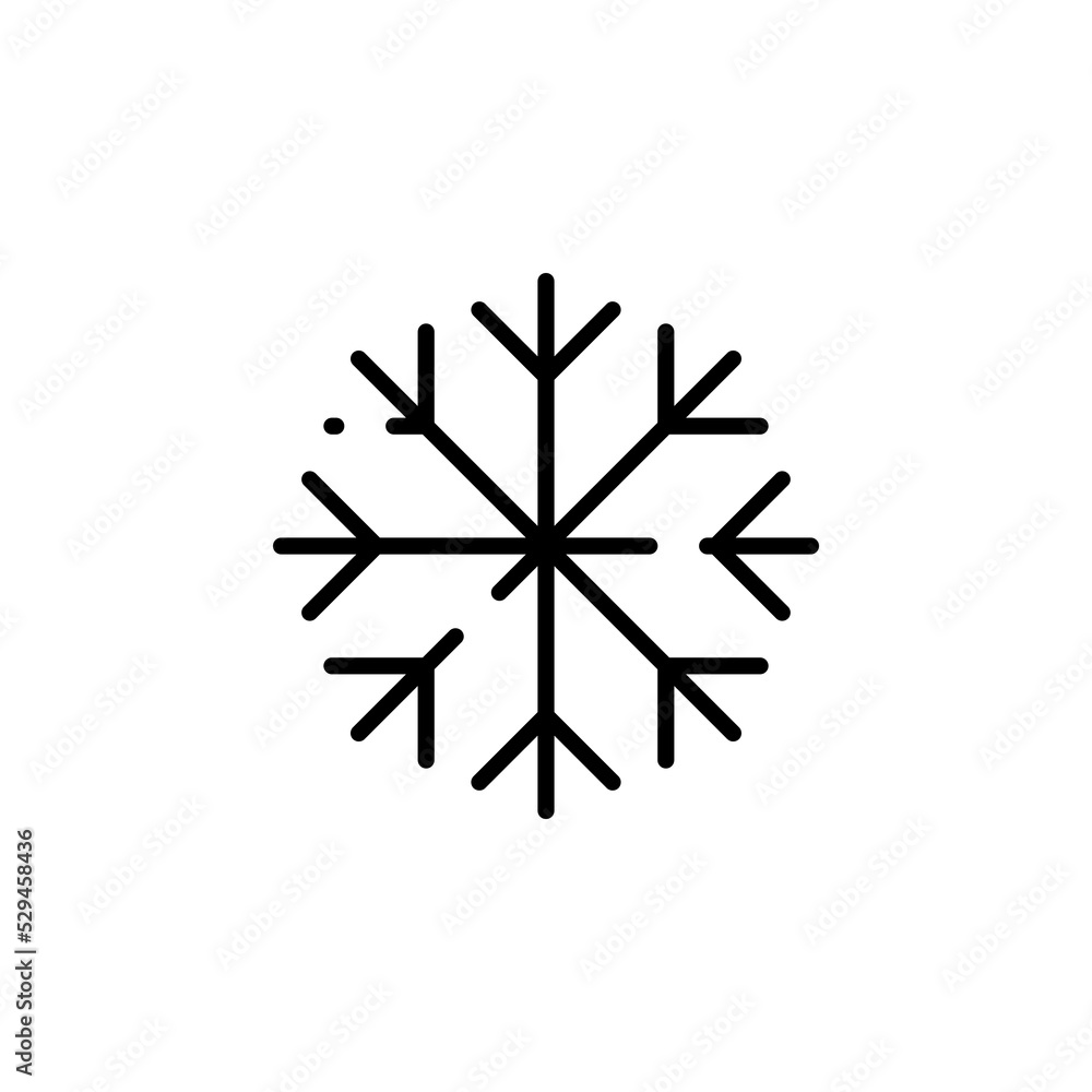 Winter, Snowfall, Snow, Snowflake Dotted Line Icon Vector Illustration Logo Template. Suitable For Many Purposes. Winter, Snowfall, Snow, Snowflake Dotted Line Icon Vector Illustration Logo Template. Suitable For Many Purposes.
