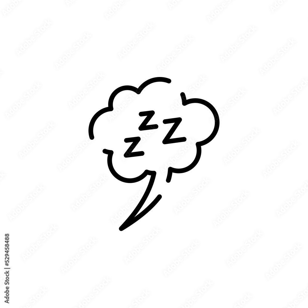Sleep, Nap, Night Dotted Line Icon Vector Illustration Logo Template. Suitable For Many Purposes. Sleep, Nap, Night Dotted Line Icon Vector Illustration Logo Template. Suitable For Many Purposes.
