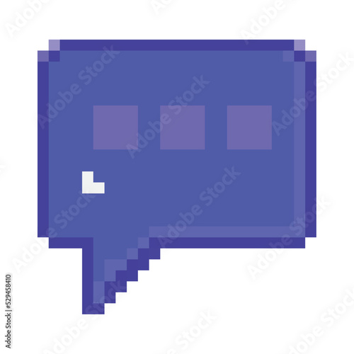 pixel speech bubble