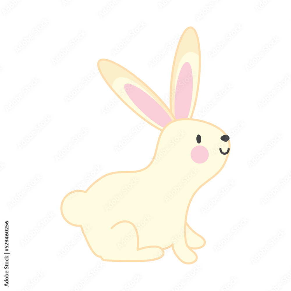 Obraz premium cute bunny icon