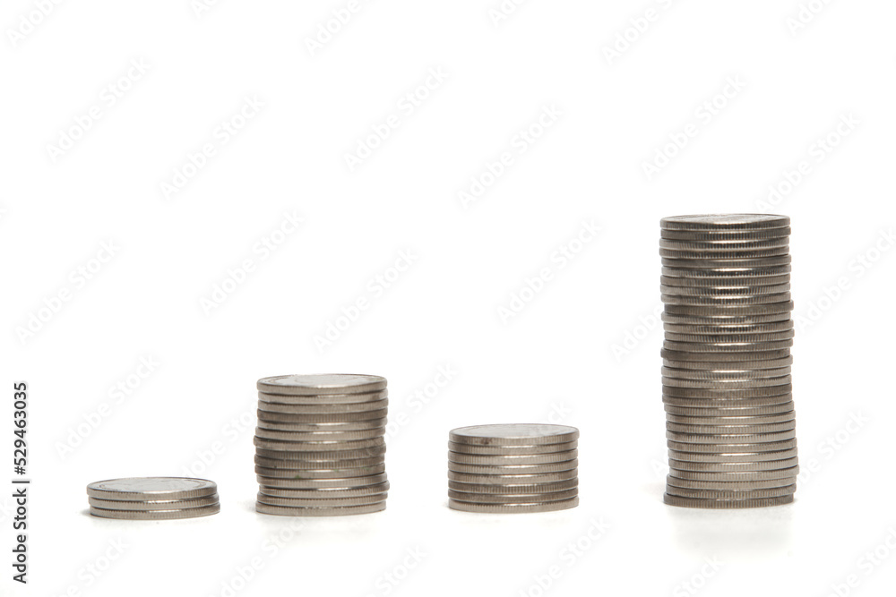 Return on investment and growing savings income concept Return on investment and growing savings income concept
