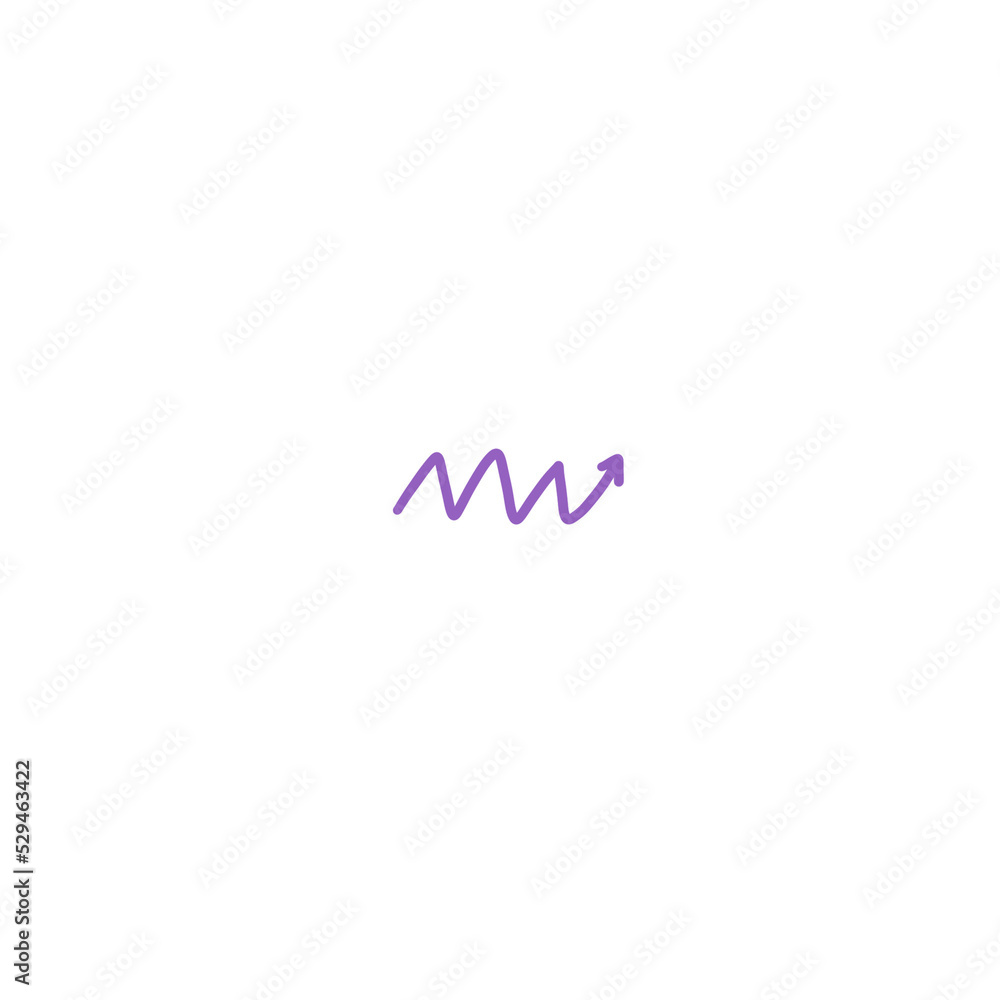 Purple Zigzag Arrow Purple Zigzag Arrow