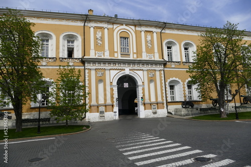 Vladimir Putin's office is located in the Senate Palace in the Kremlin, Moscow, Russia