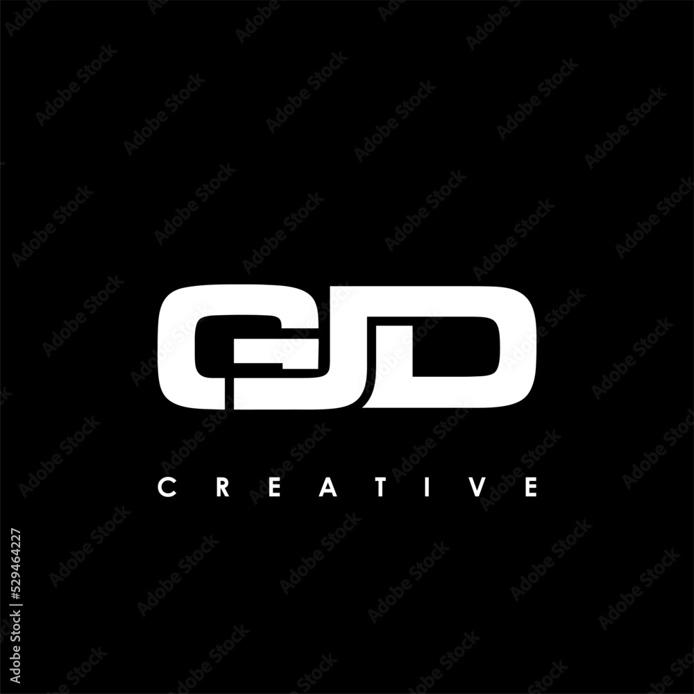 GJD Letter Initial Logo Design Template Vector Illustration GJD Letter Initial Logo Design Template Vector Illustration