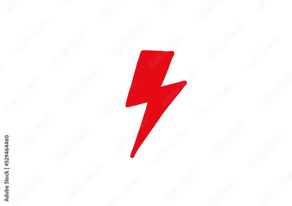 Obraz premium Red Lightning 