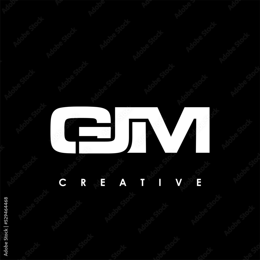GJM Letter Initial Logo Design Template Vector Illustration GJM Letter Initial Logo Design Template Vector Illustration