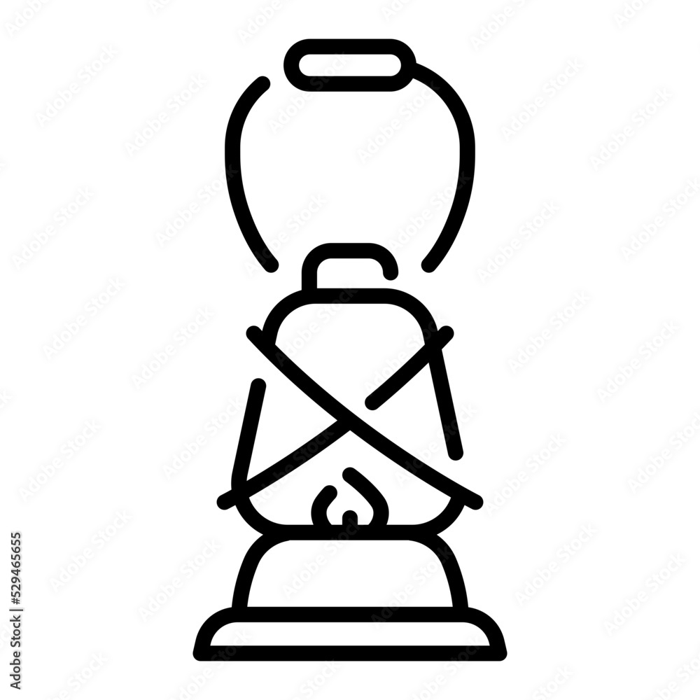 Lantern outline icon