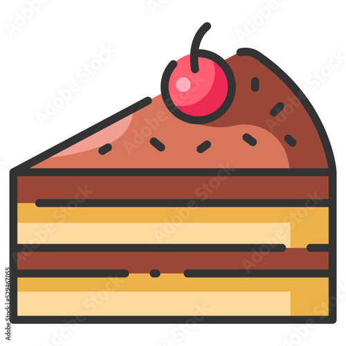 cake line color icon